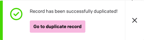 Notifikation om duplicering